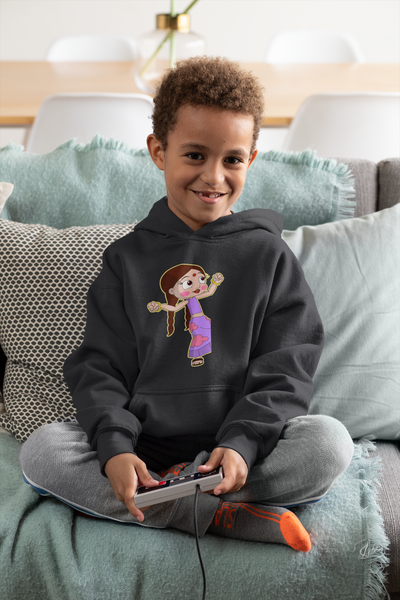 Cute Cartoon Boy Hoodies-FunkyTeesClub