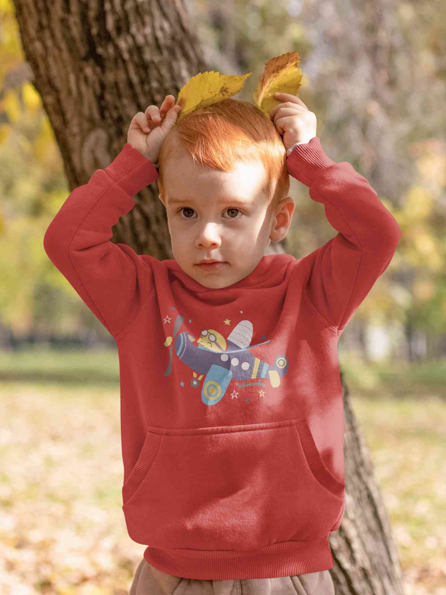 Jumbo Jet Cartoon Boy Hoodies-FunkyTeesClub