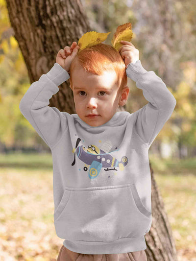 Jumbo Jet Cartoon Boy Hoodies-FunkyTeesClub