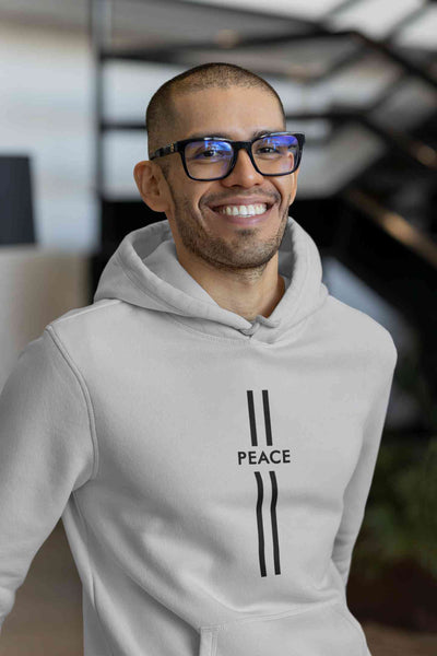 Strip Peace Men Hoodies-FunkyTeesClub
