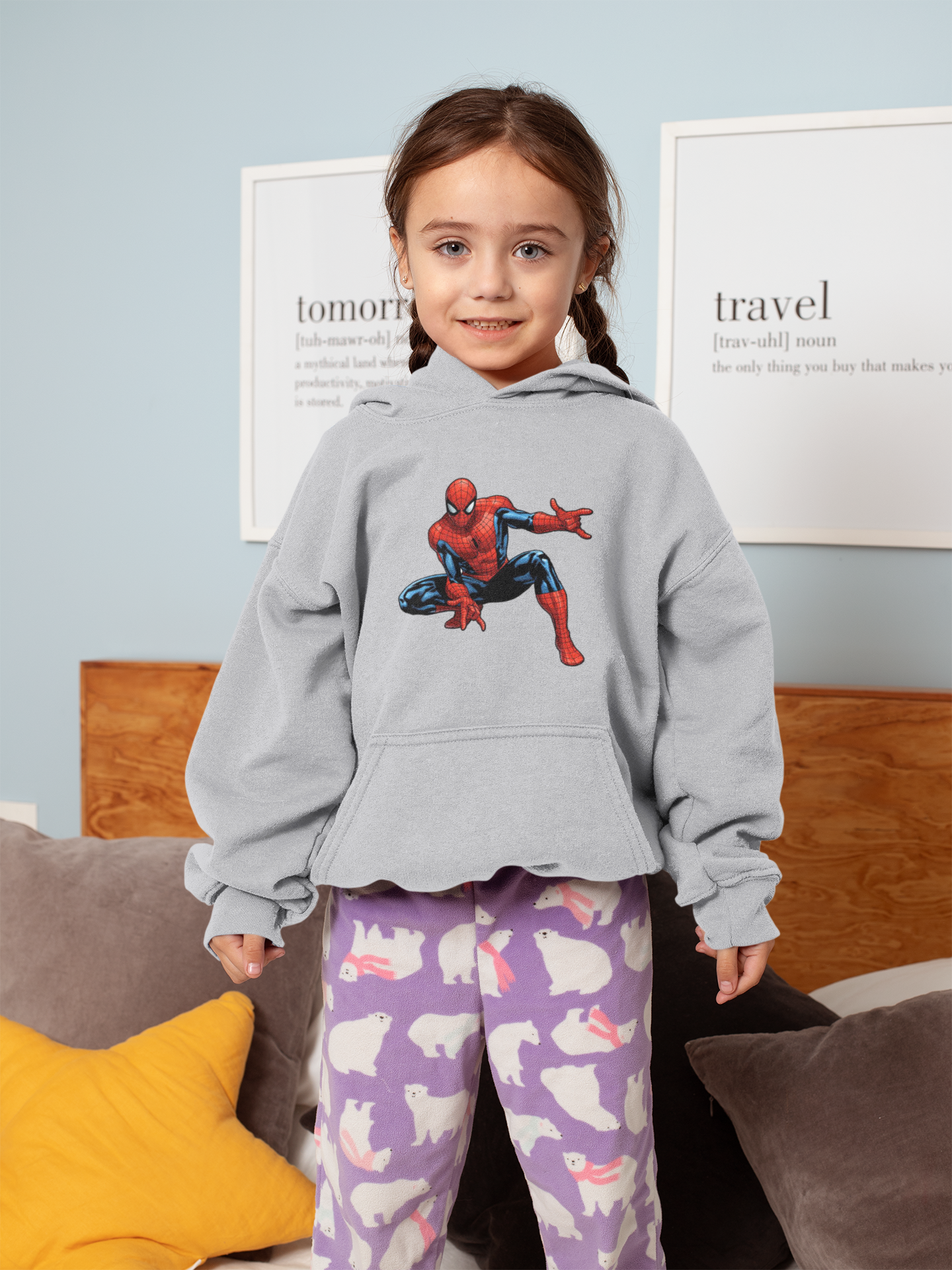 Superhero Girl Hoodies-FunkyTeesClub