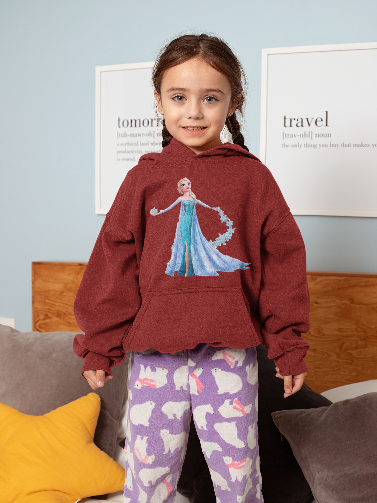 Cute Princess Girl Hoodies-FunkyTeesClub