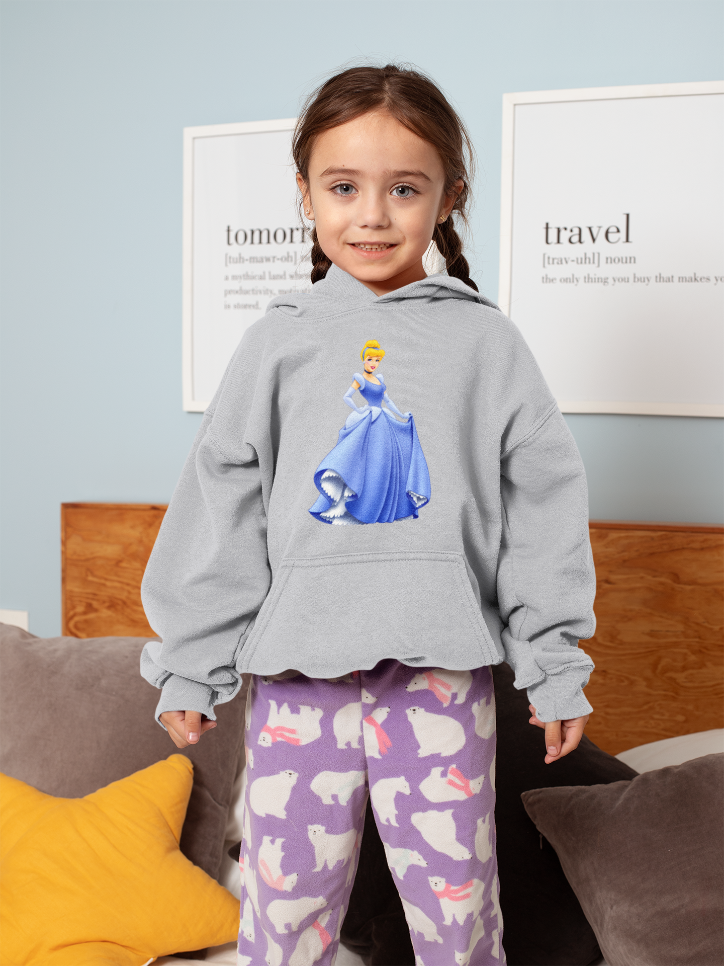 Cute Princess Girl Hoodies-FunkyTeesClub
