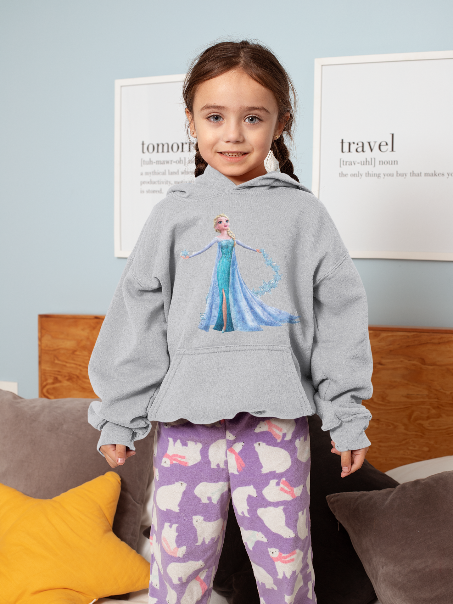 Cute Princess Girl Hoodies-FunkyTeesClub