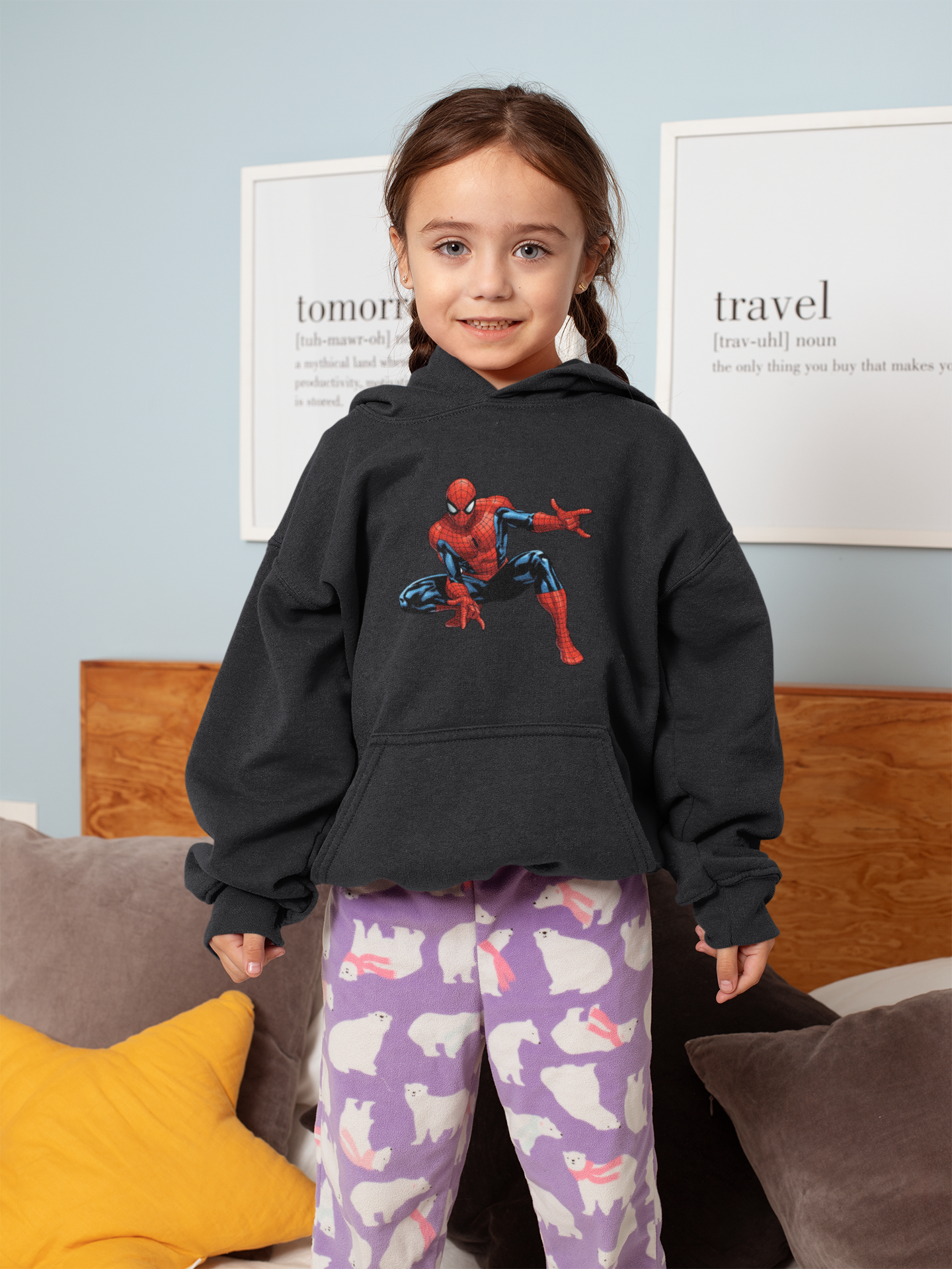Superhero Girl Hoodies-FunkyTeesClub