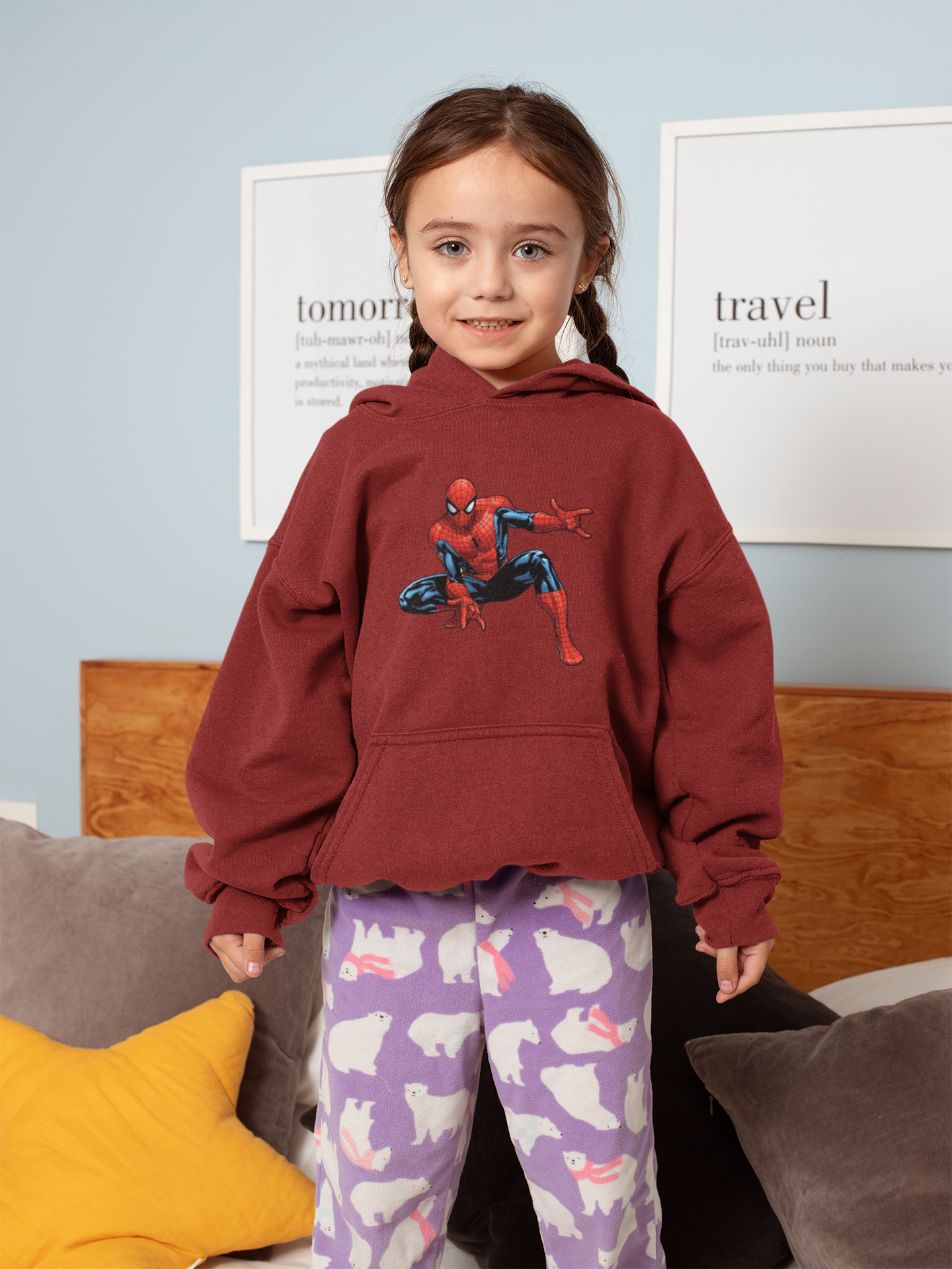 Superhero Girl Hoodies-FunkyTeesClub