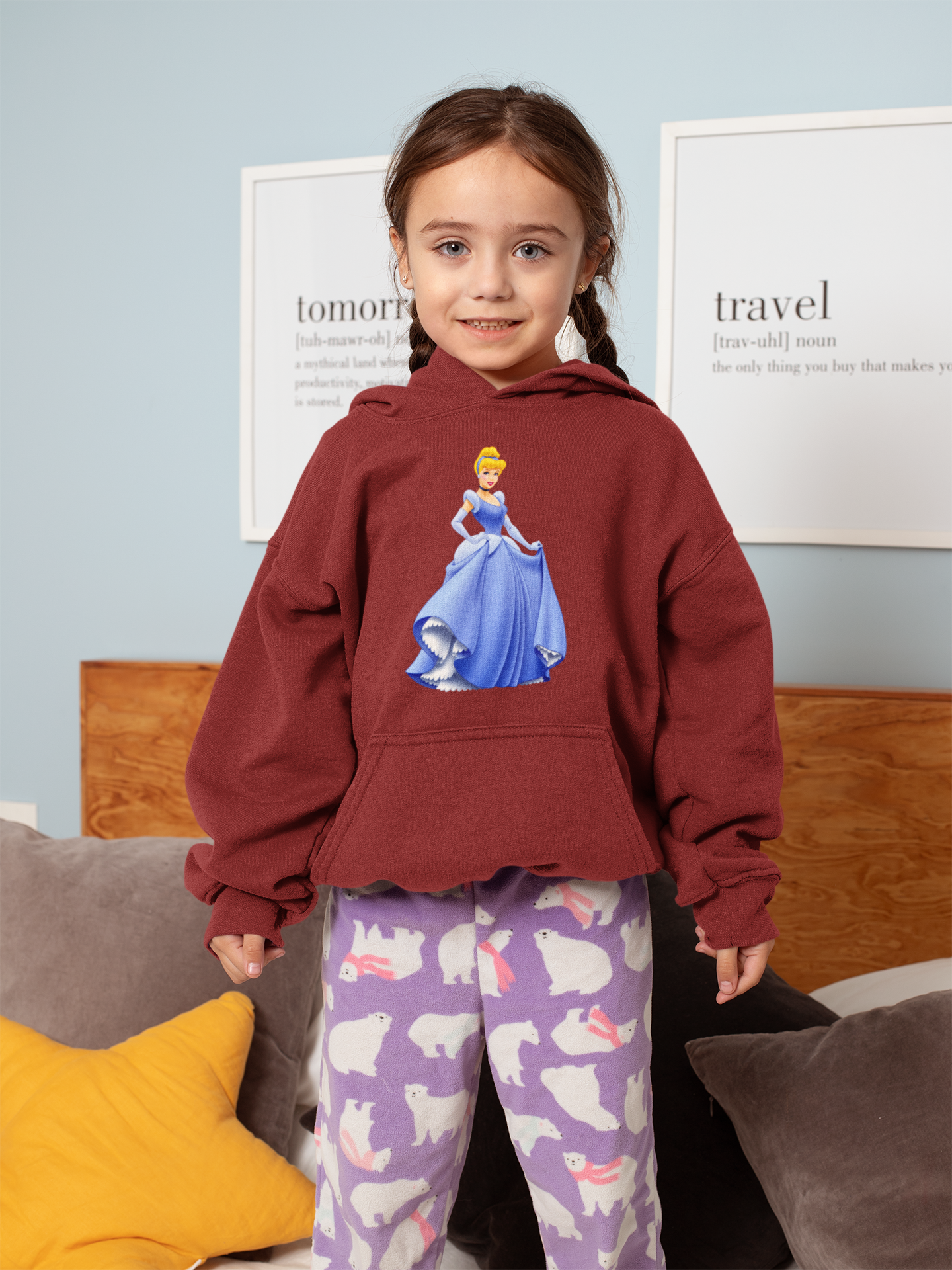 Cute Princess Girl Hoodies-FunkyTeesClub