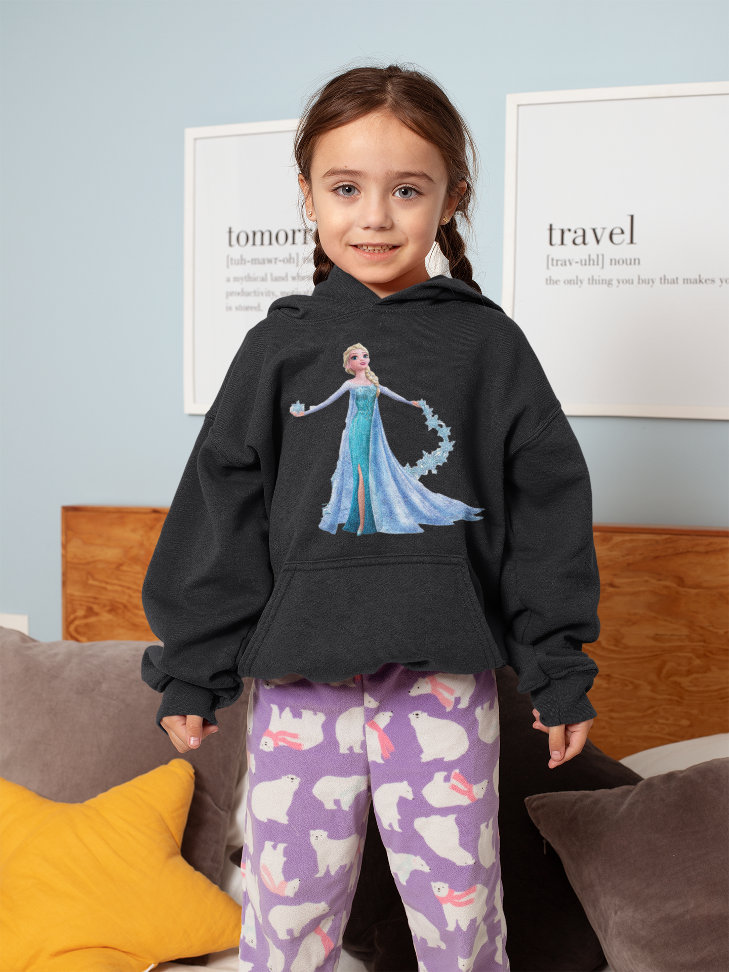 Cute Princess Girl Hoodies-FunkyTeesClub