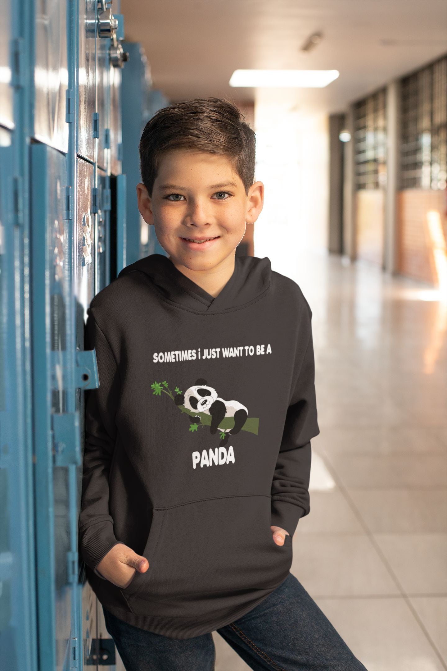 Sleeping Panda Boy Hoodies-FunkyTeesClub