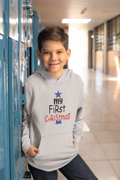 My First Christmas Boy Hoodies-FunkyTeesClub