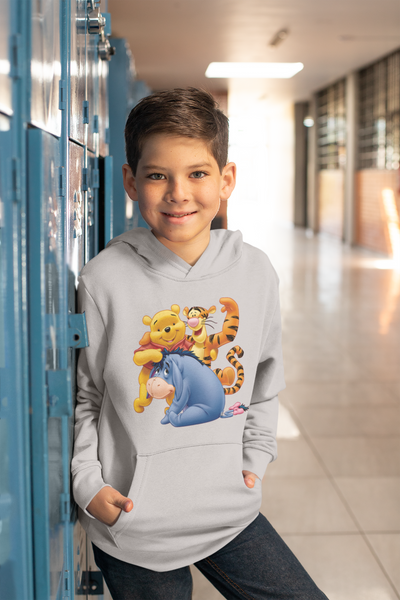 Cute Cartoon Boy Hoodies-FunkyTeesClub