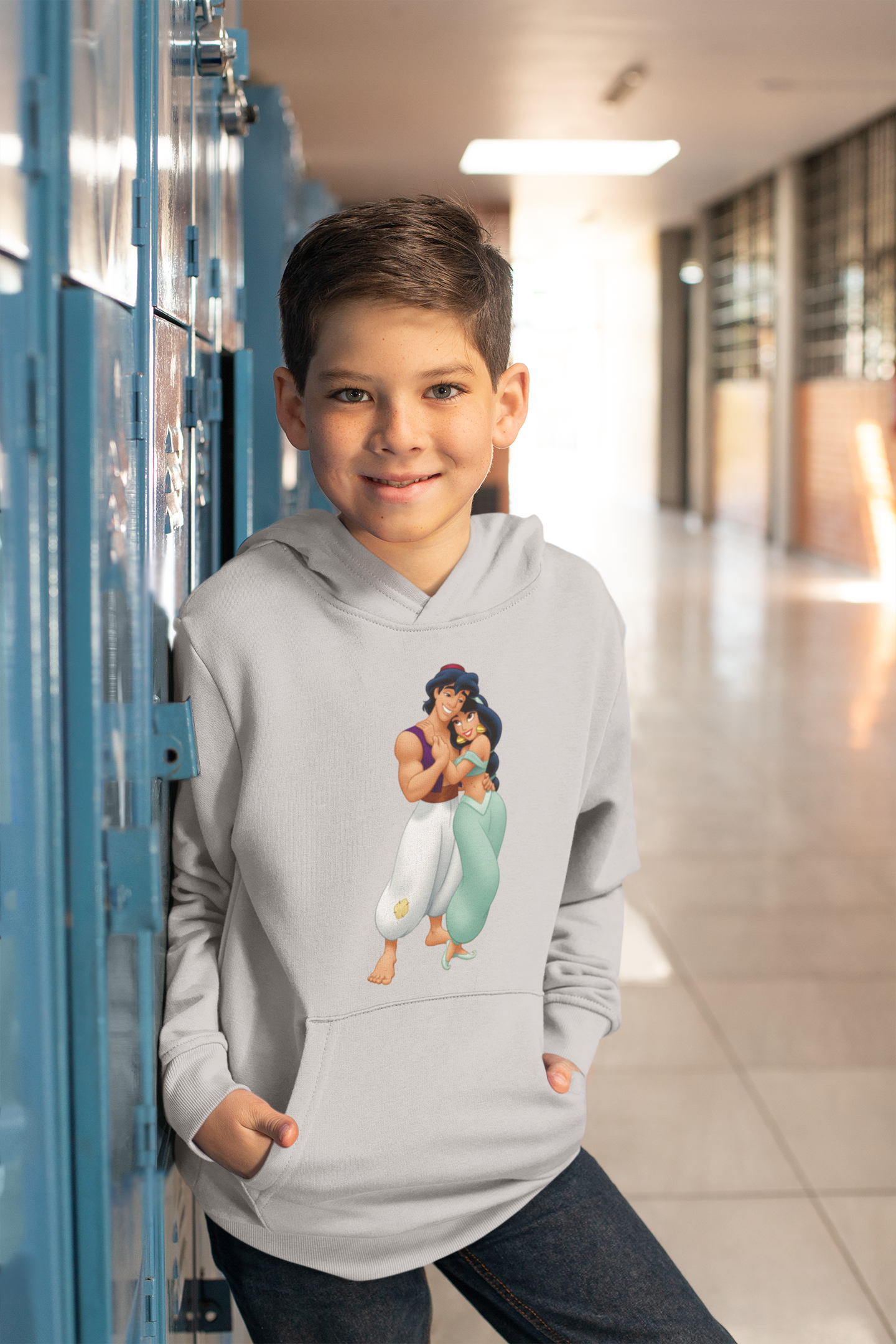 Cute Cartoon Boy Hoodies-FunkyTeesClub