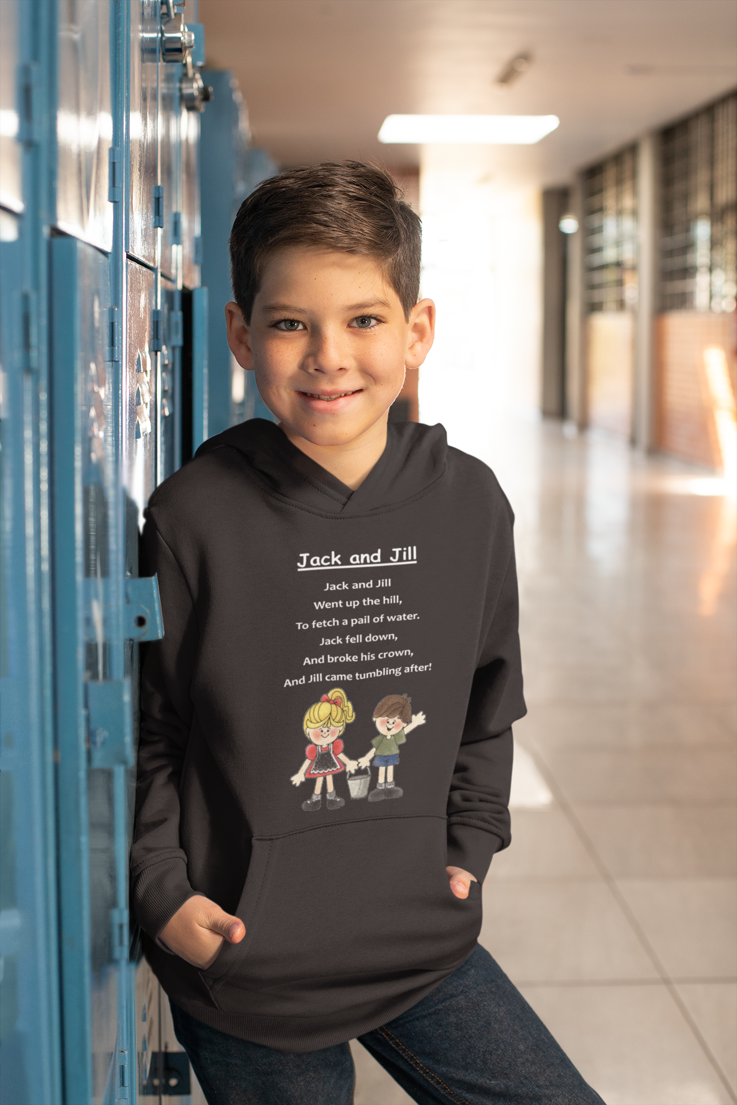 Jack And Jill Poem Boy Hoodies-FunkyTeesClub