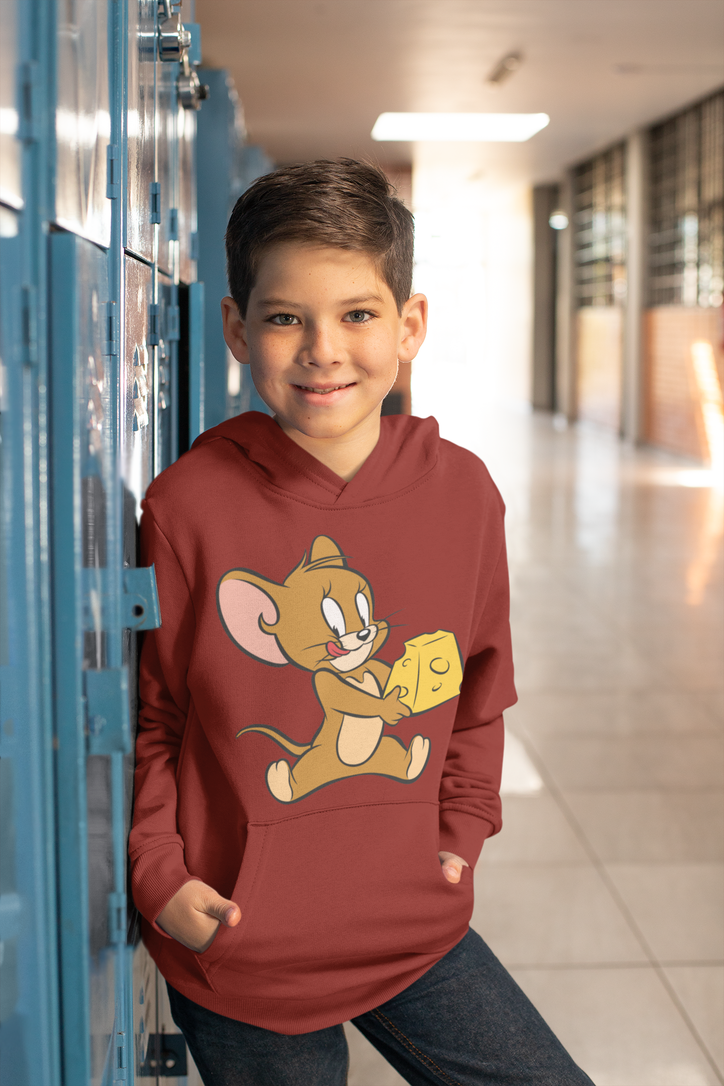 Cute Cartoon Boy Hoodies-FunkyTeesClub
