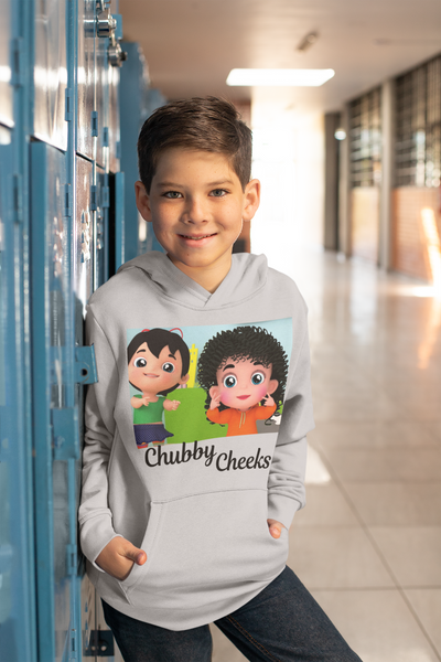 Chubby Cheeks Poem Boy Hoodies-FunkyTeesClub
