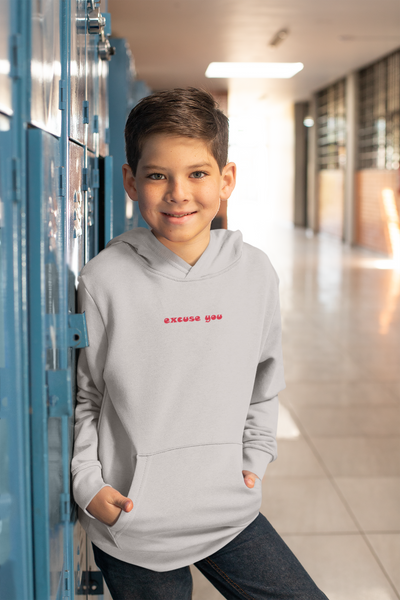 Excuse You Minimal Boy Hoodies-FunkyTeesClub