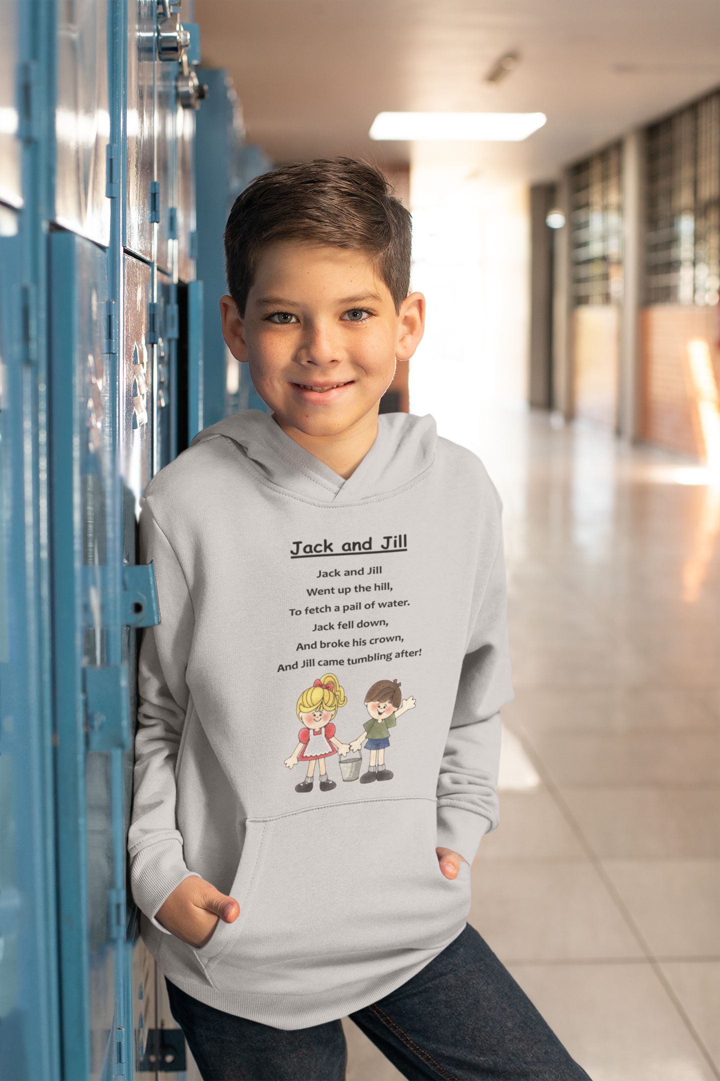 Jack And Jill Poem Boy Hoodies-FunkyTeesClub