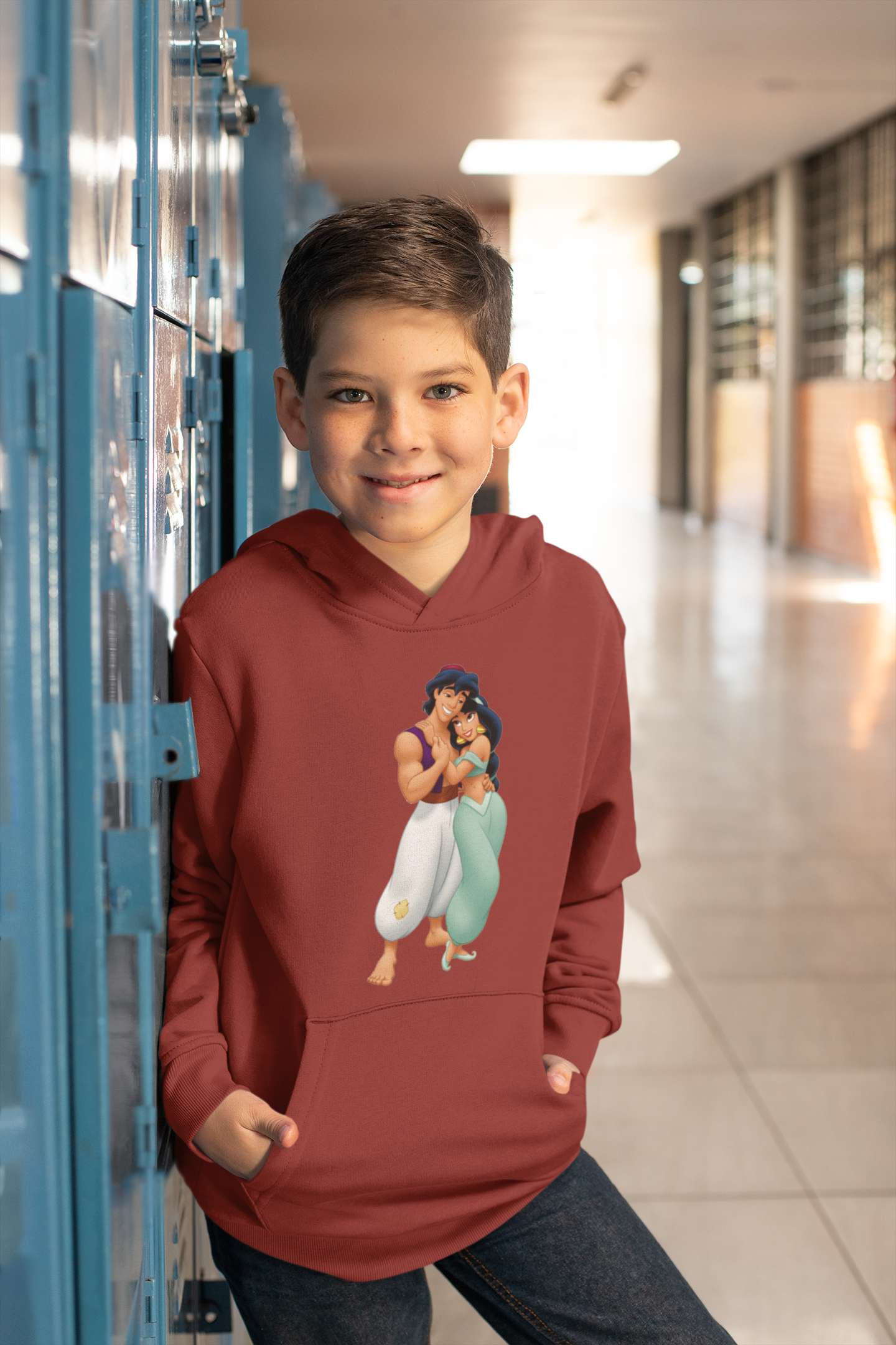 Cute Cartoon Boy Hoodies-FunkyTeesClub