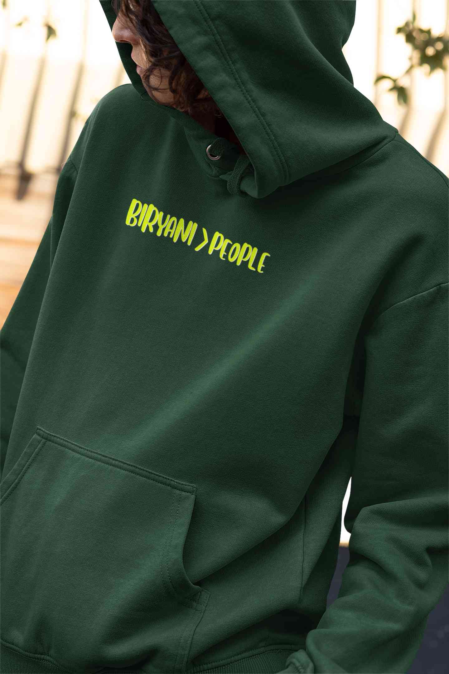 Biryani Food Love Hoodies for Women-FunkyTeesClub