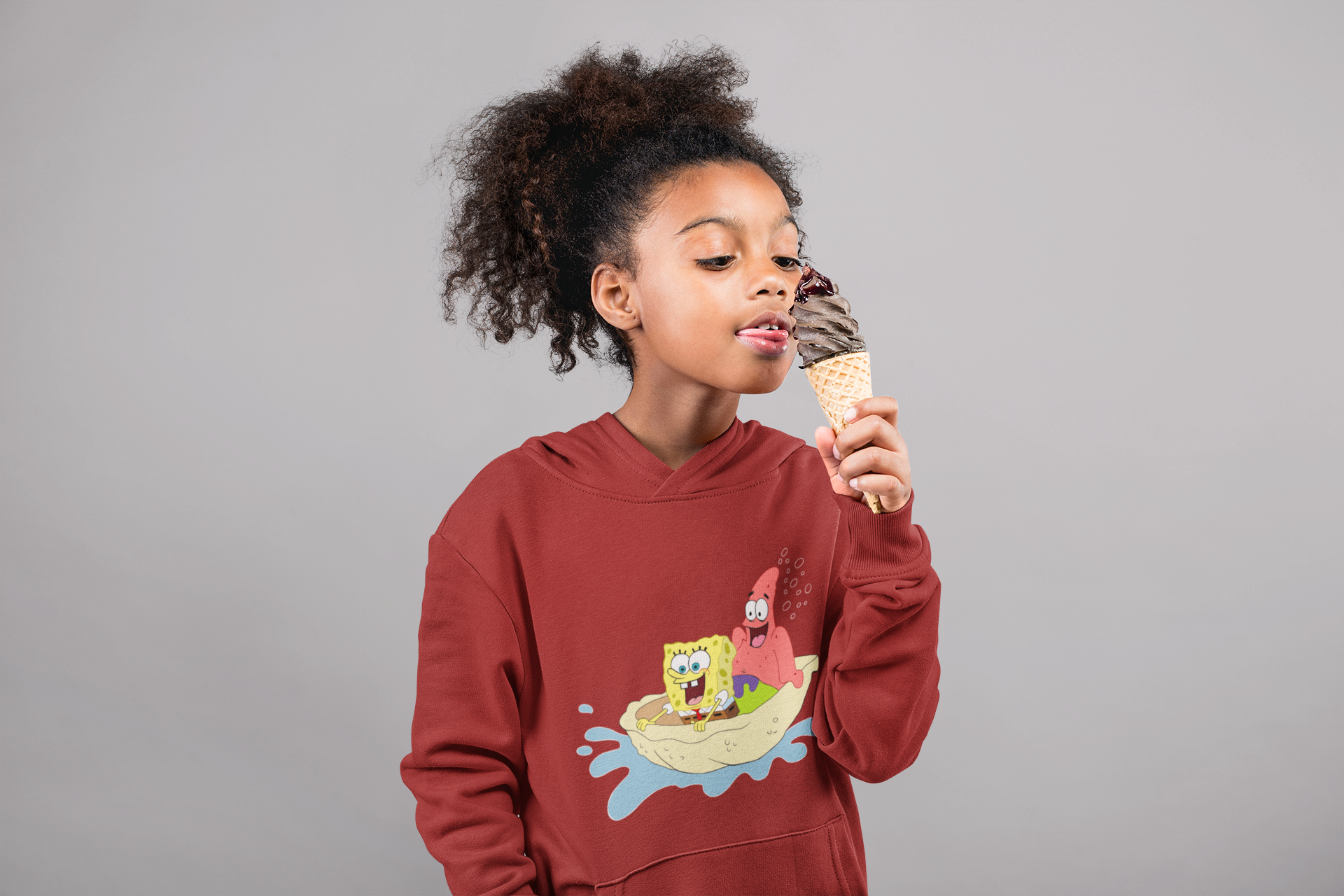 Cute Cartoon Girl Hoodies-FunkyTeesClub