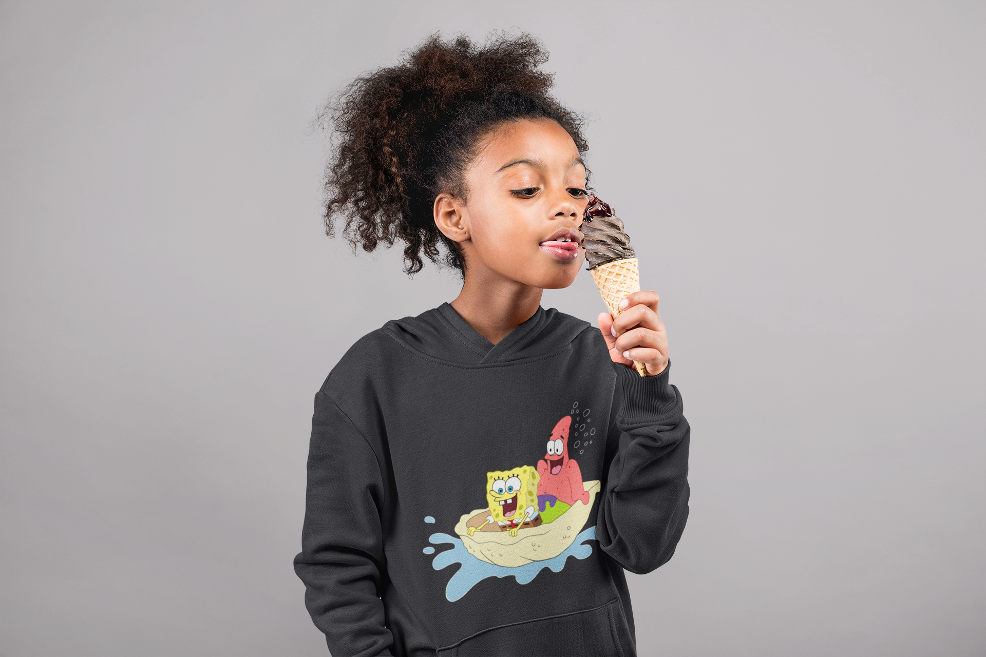 Cute Cartoon Girl Hoodies-FunkyTeesClub