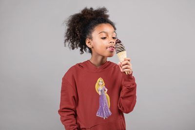 Cute Princess Girl Hoodies-FunkyTeesClub