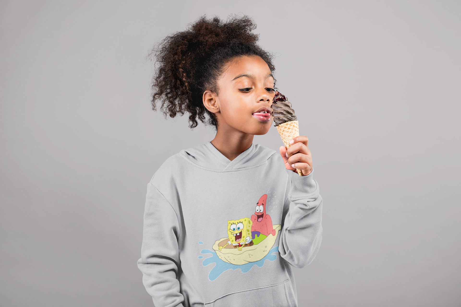 Cute Cartoon Girl Hoodies-FunkyTeesClub