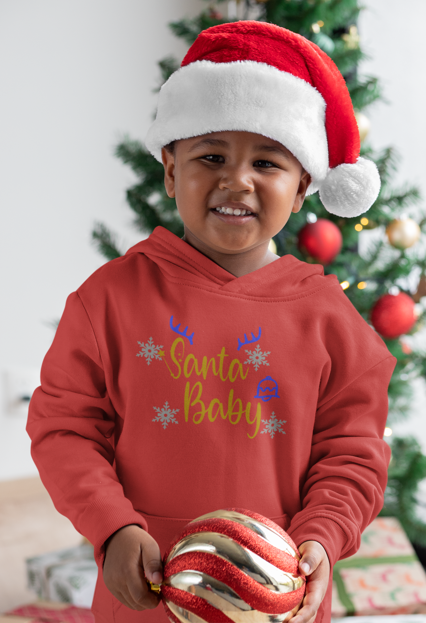 Santa Baby Christmas Boy Hoodies-FunkyTeesClub