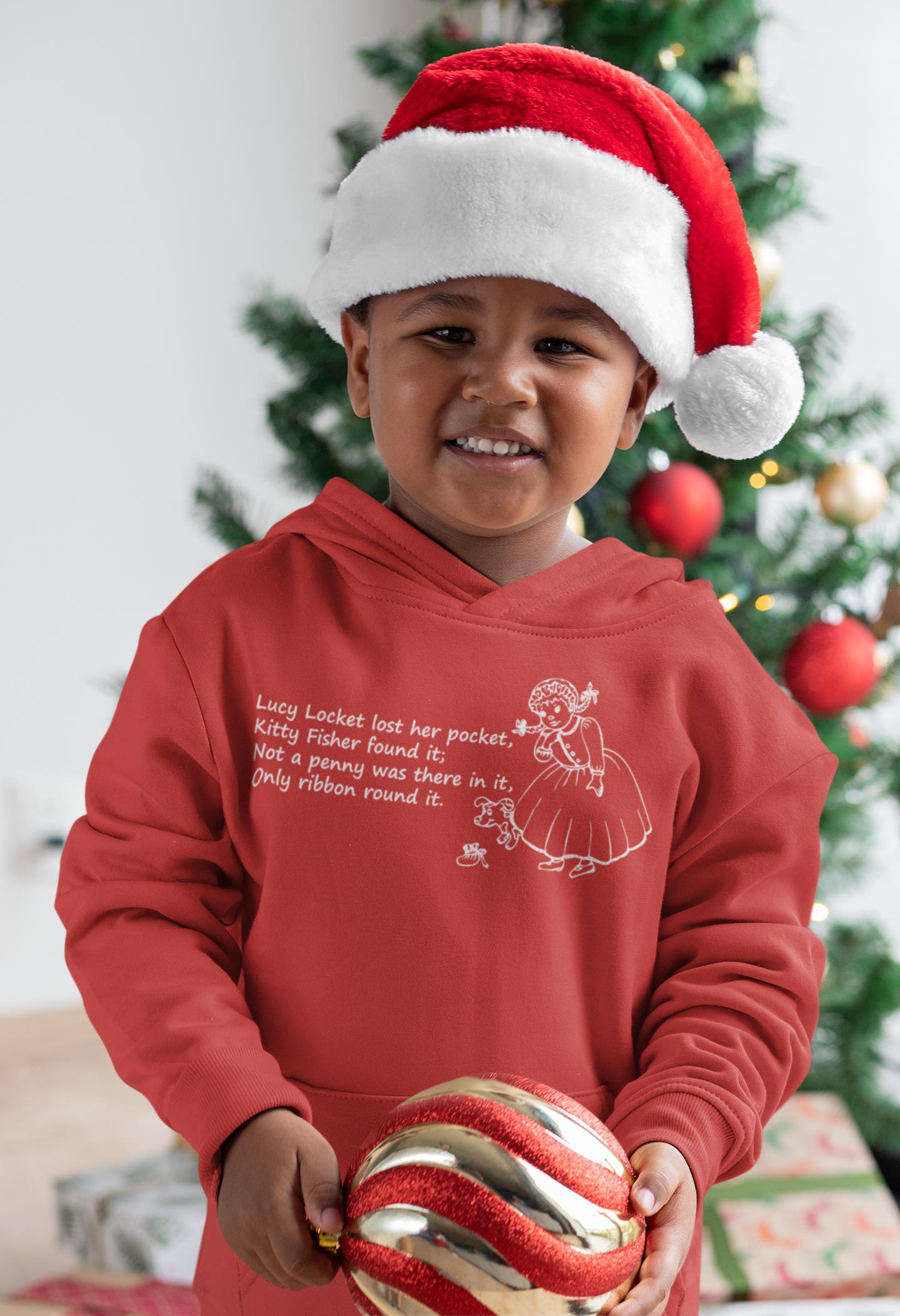 Lucy Locket Poem Boy Hoodies-FunkyTeesClub