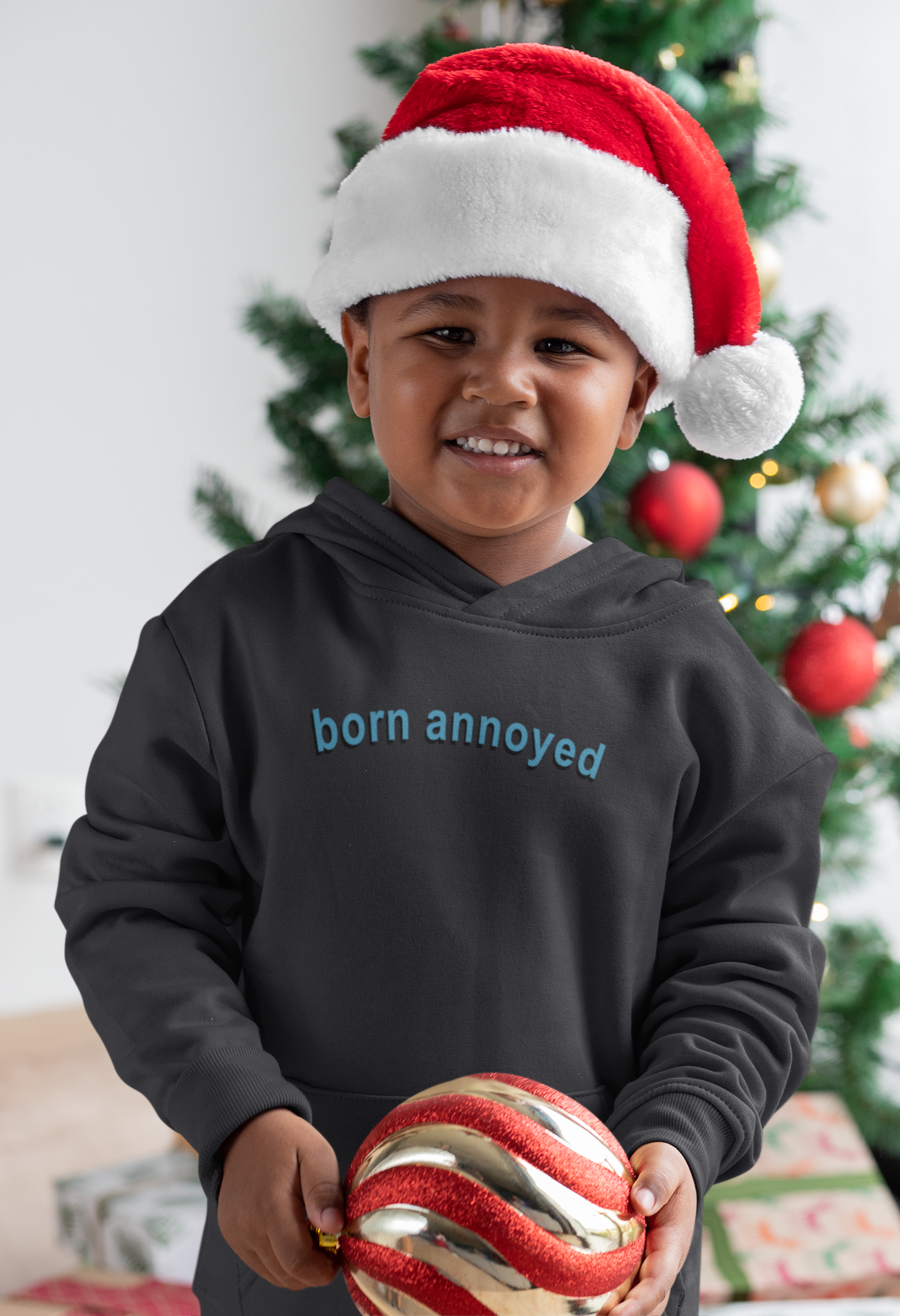 Born Annoyed Minimal Boy Hoodies-FunkyTeesClub