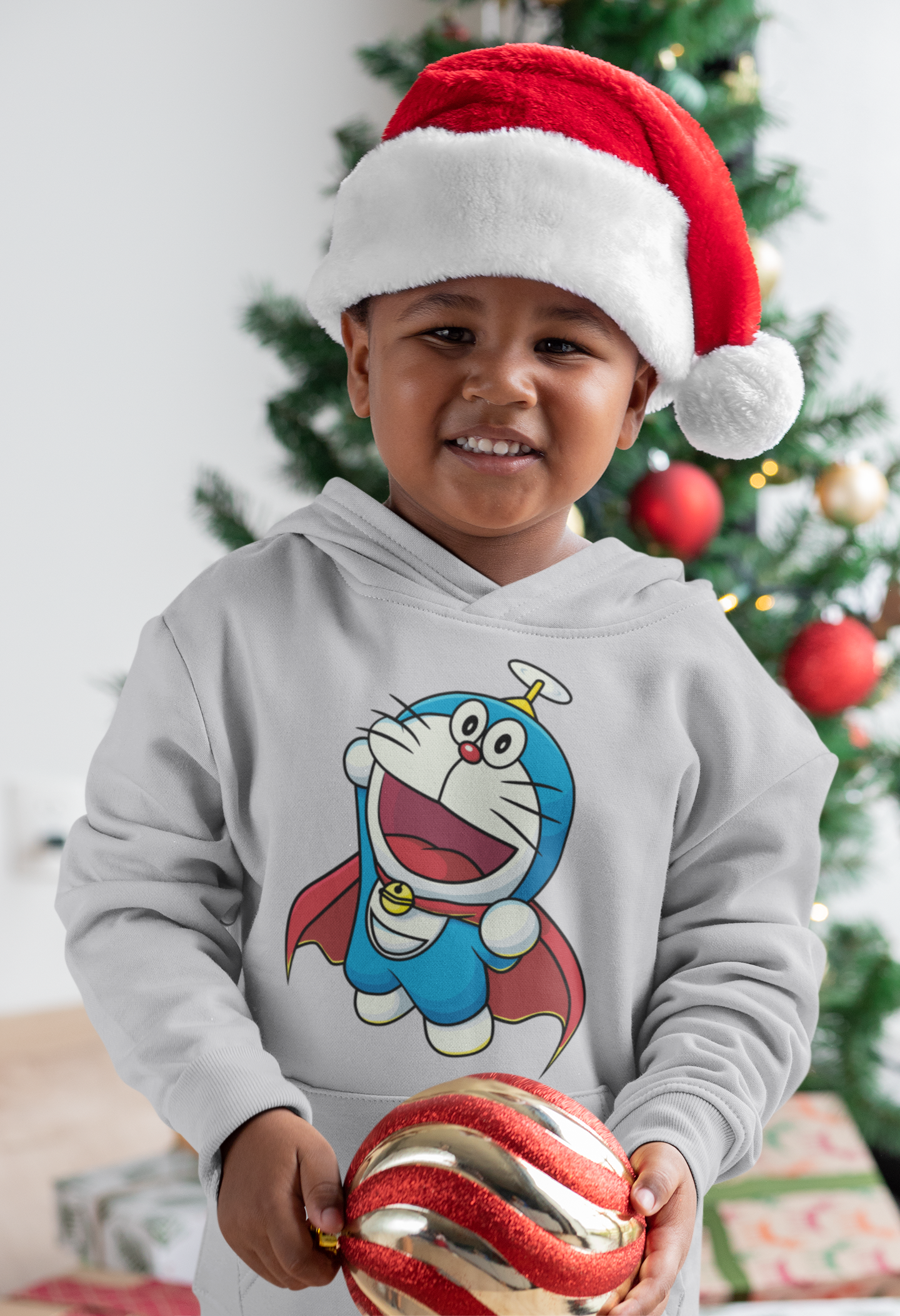 Cute Cartoon Boy Hoodies-FunkyTeesClub