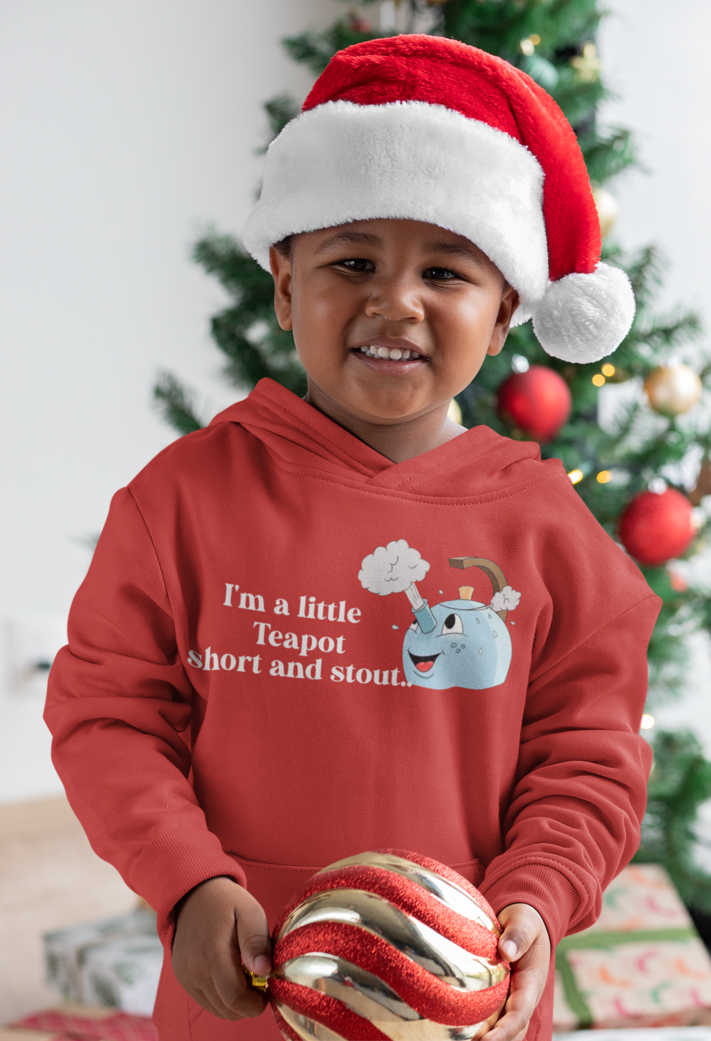 I Am A Little Teapot Poem Boy Hoodies-FunkyTeesClub
