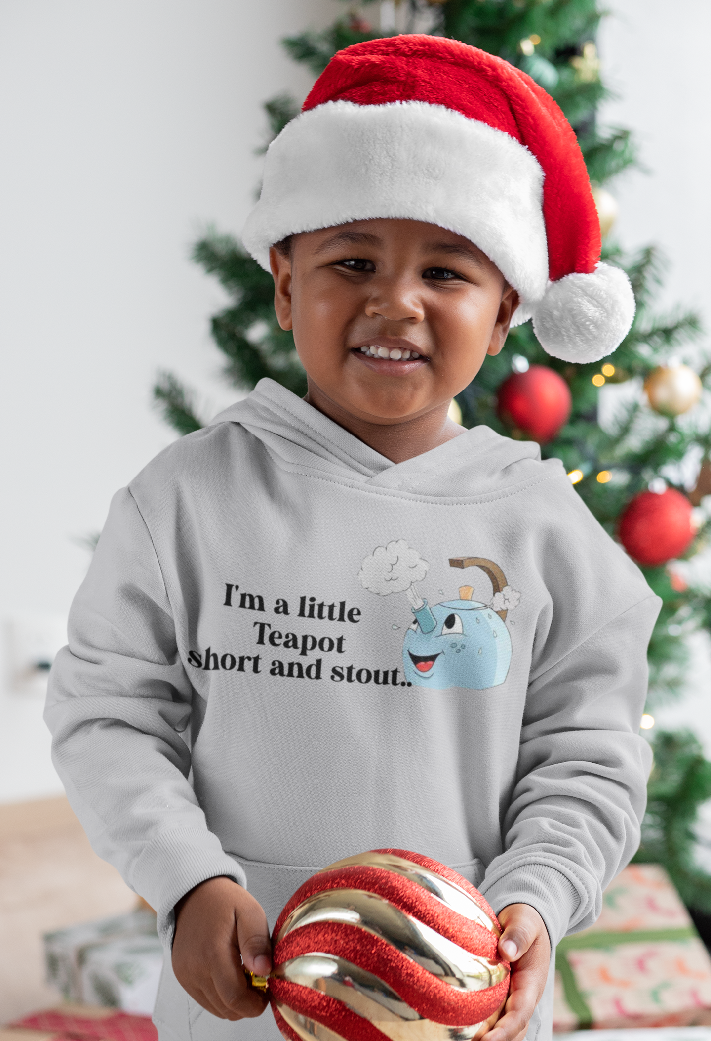 I Am A Little Teapot Poem Boy Hoodies-FunkyTeesClub