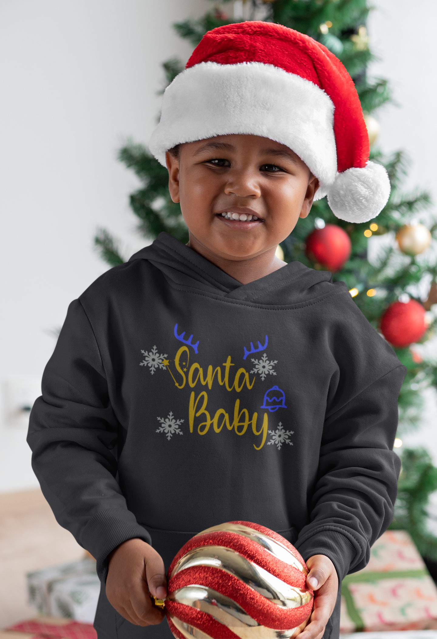 Santa Baby Christmas Boy Hoodies-FunkyTeesClub