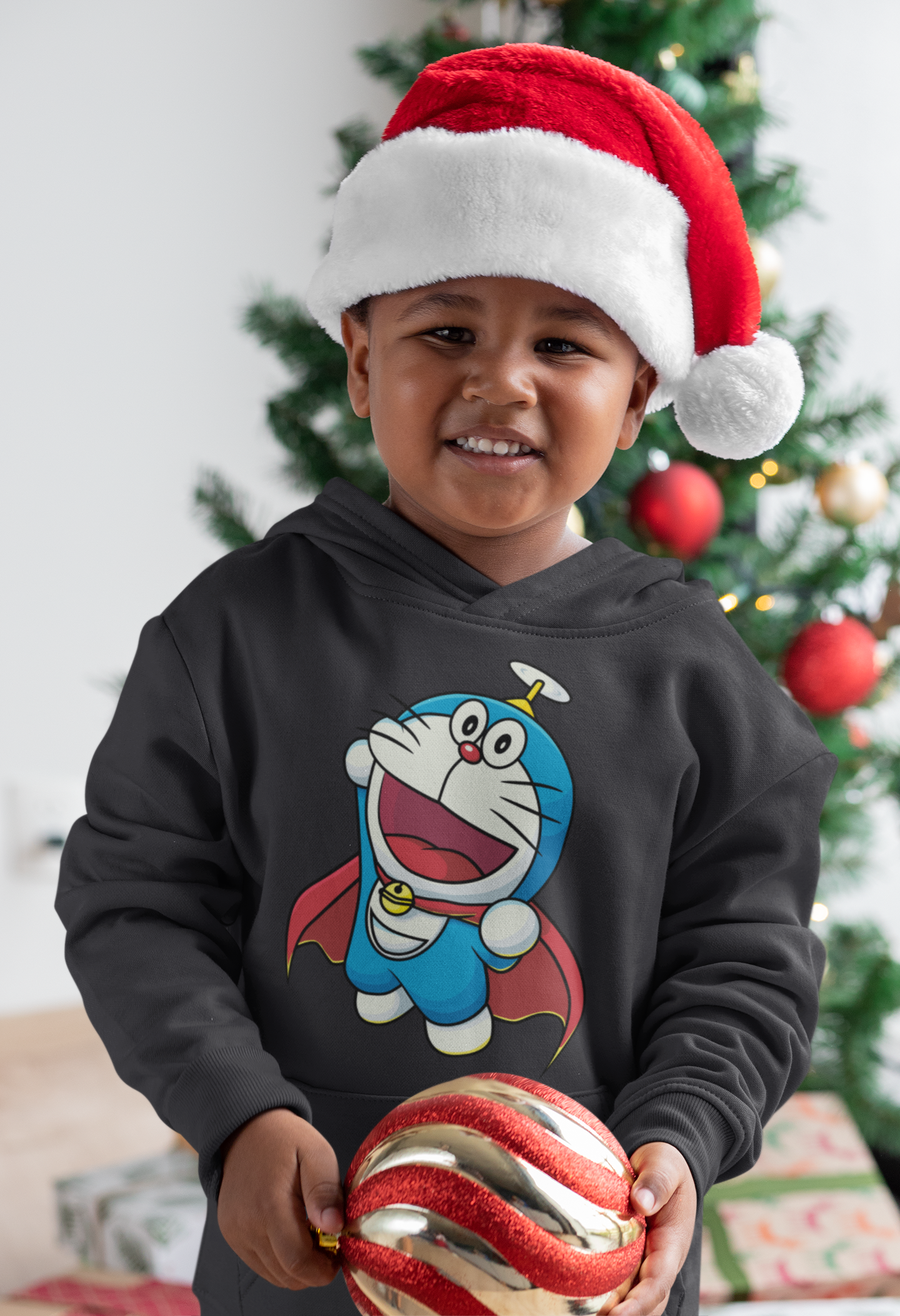 Cute Cartoon Boy Hoodies-FunkyTeesClub