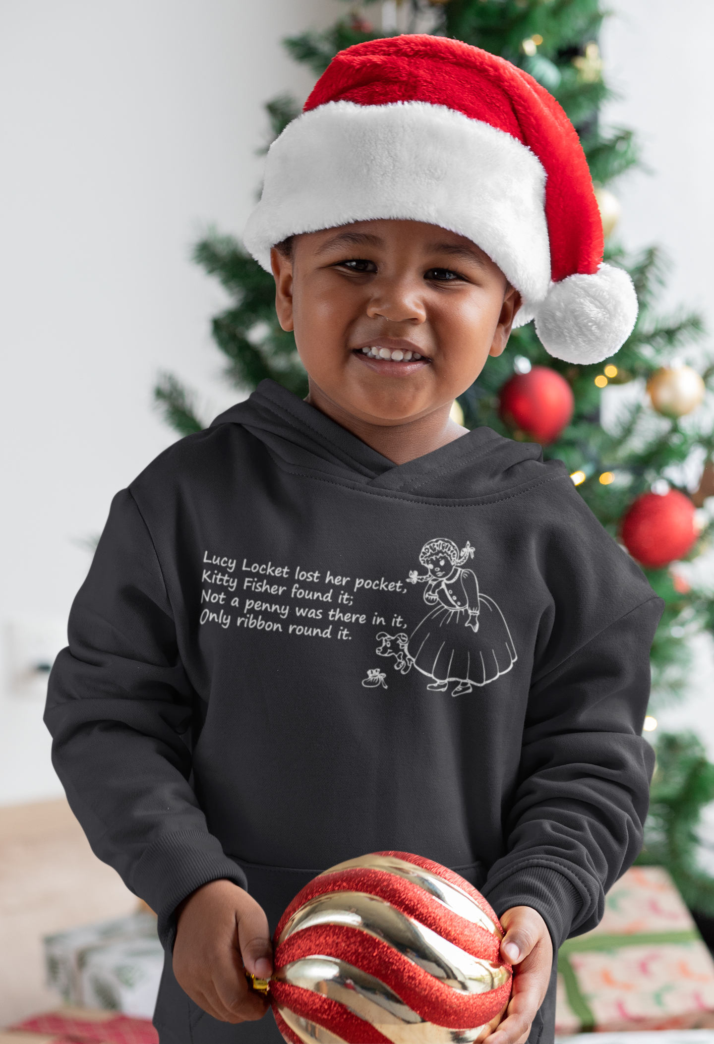 Lucy Locket Poem Boy Hoodies-FunkyTeesClub