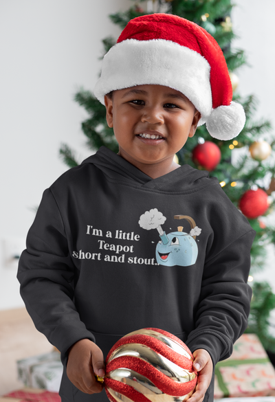 I Am A Little Teapot Poem Boy Hoodies-FunkyTeesClub