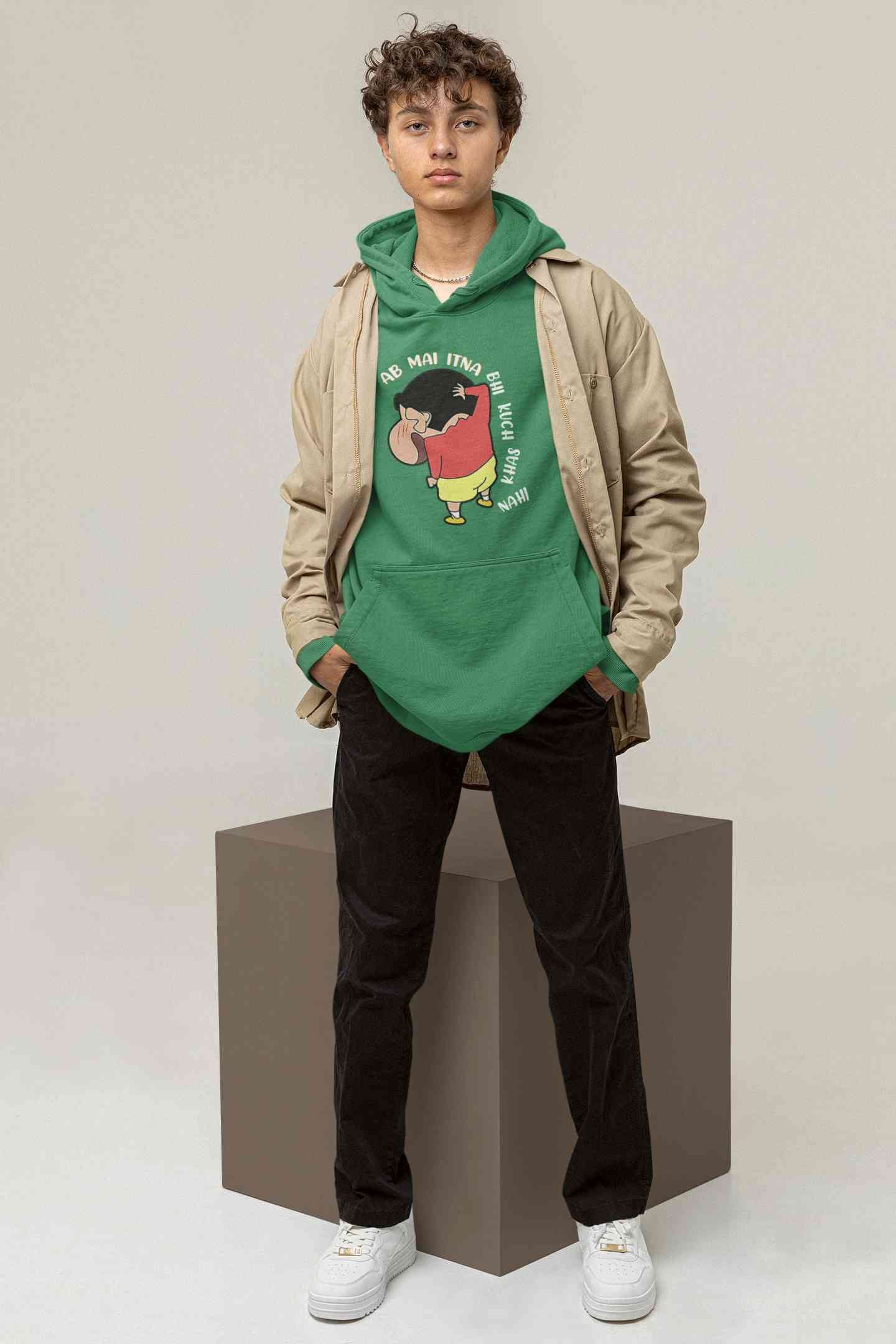 Ab Mai Itna Bhi Kuchh Khaas Nahi Cartoon Funny Memes Men Hoodies-FunkyTeesClub