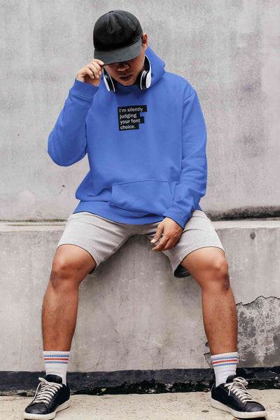 Font Choice Quotes Men Hoodies-FunkyTeesClub