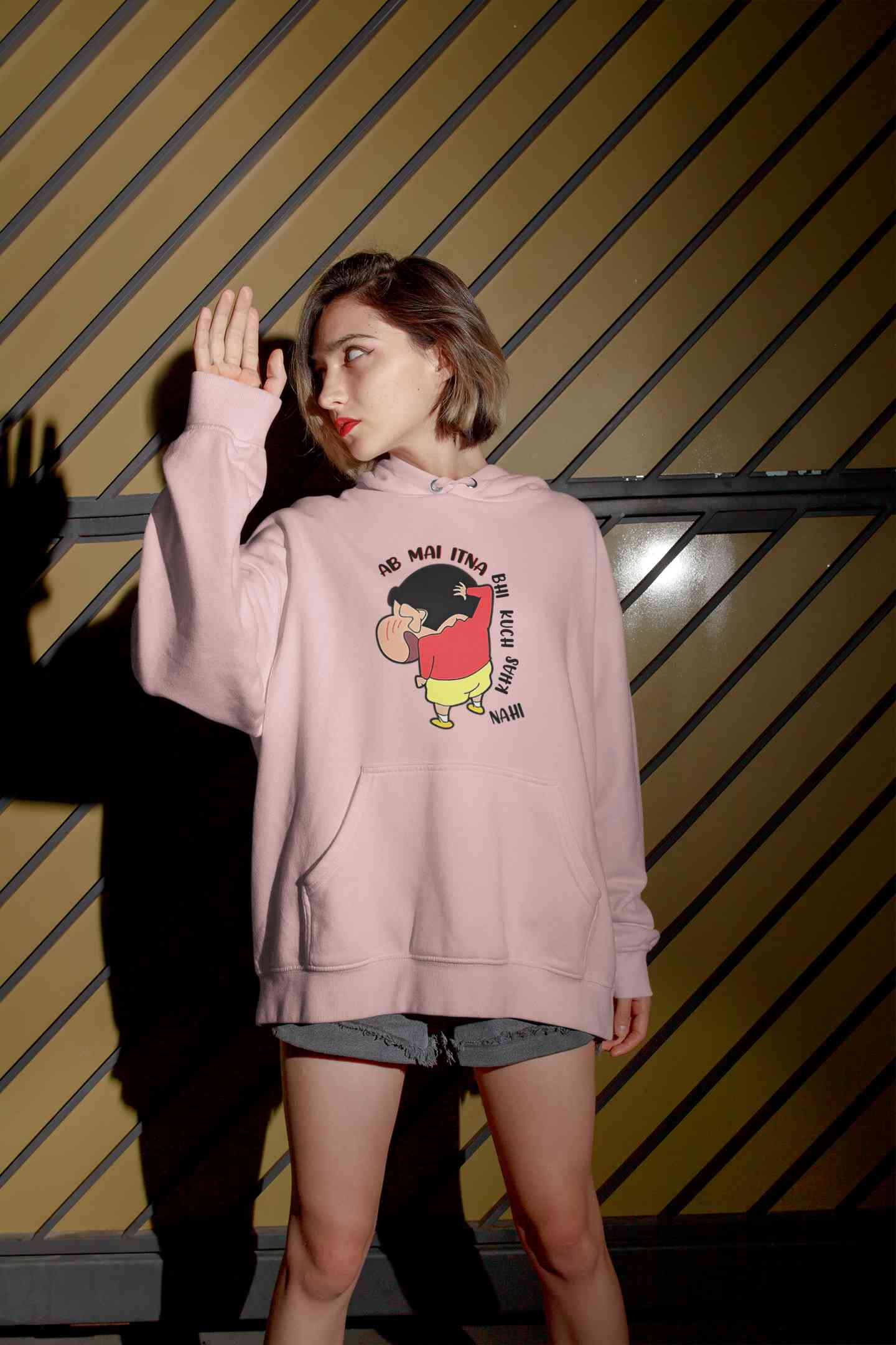 Ab Mai Itna Bhi Kuchh Khaas Nahi Cartoon Funny Memes Hoodies for Women-FunkyTeesClub