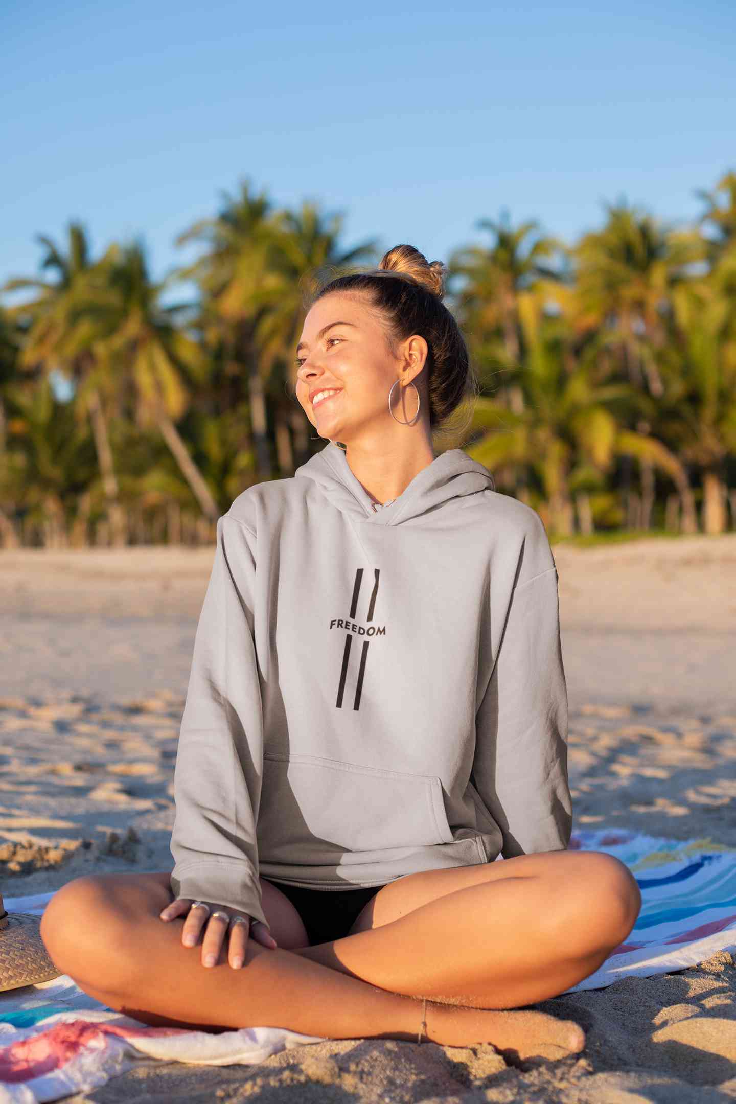 Strip Freedom Hoodies for Women-FunkyTeesClub