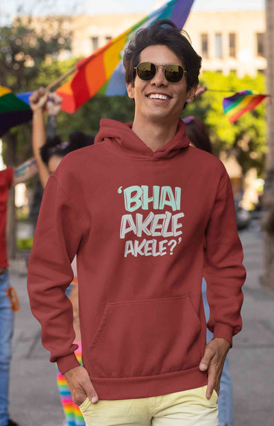 Bhai Akele Akele Men Hoodies-FunkyTeesClub