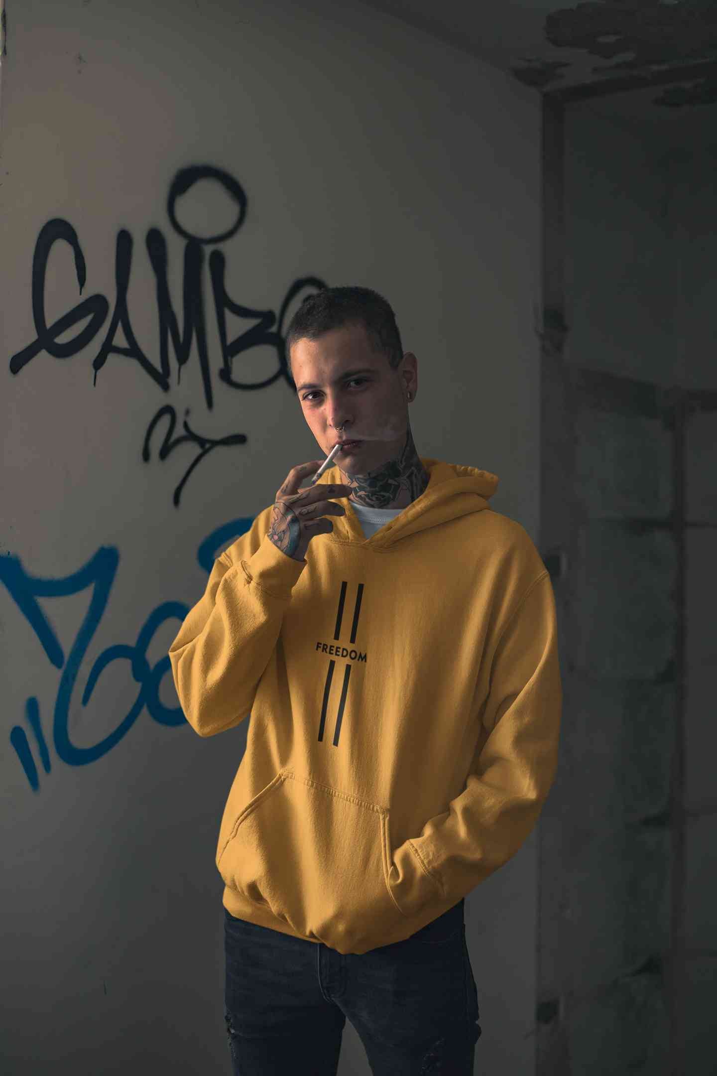 Strip Freedom Men Hoodies-FunkyTeesClub