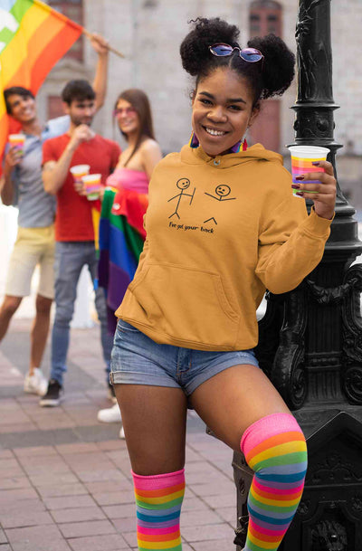 I Have Got Your Back Funny Hoodies for Women-FunkyTeesClub