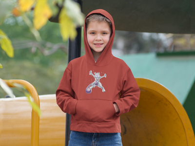 Cute Cartoon Boy Hoodies-FunkyTeesClub