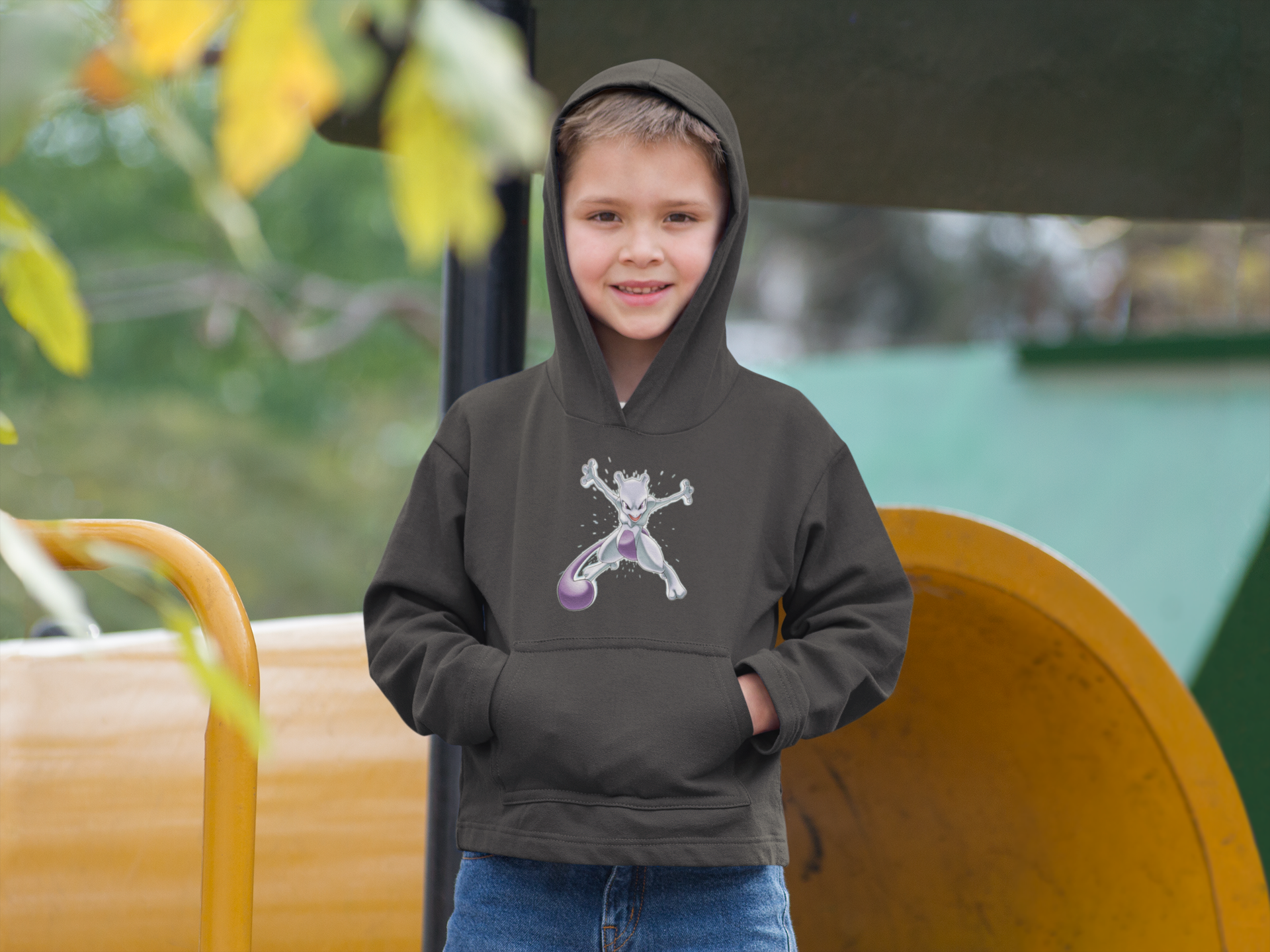 Cute Cartoon Boy Hoodies-FunkyTeesClub