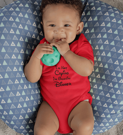I am not crying I am ordering dinner Rompers for Baby Boy- FunkyTradition FunkyTradition