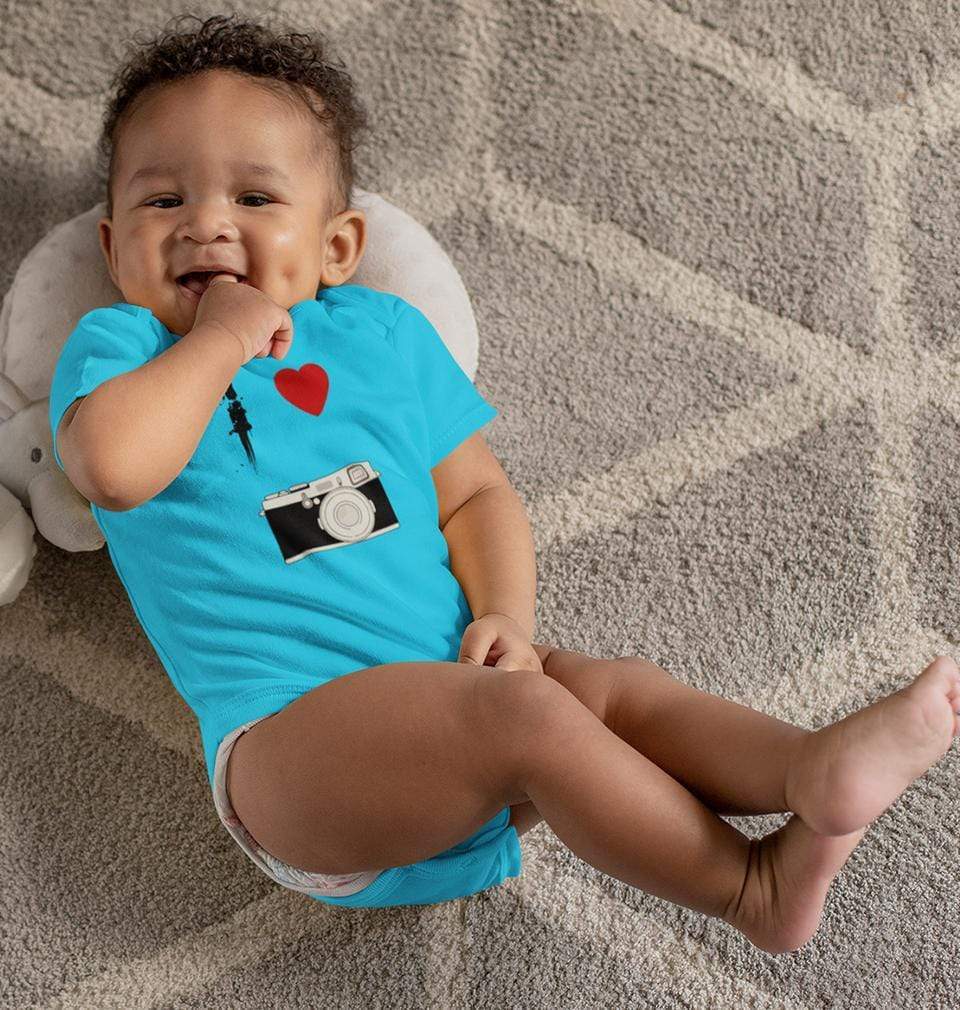 I love camera Rompers for Baby Boy- FunkyTradition FunkyTradition