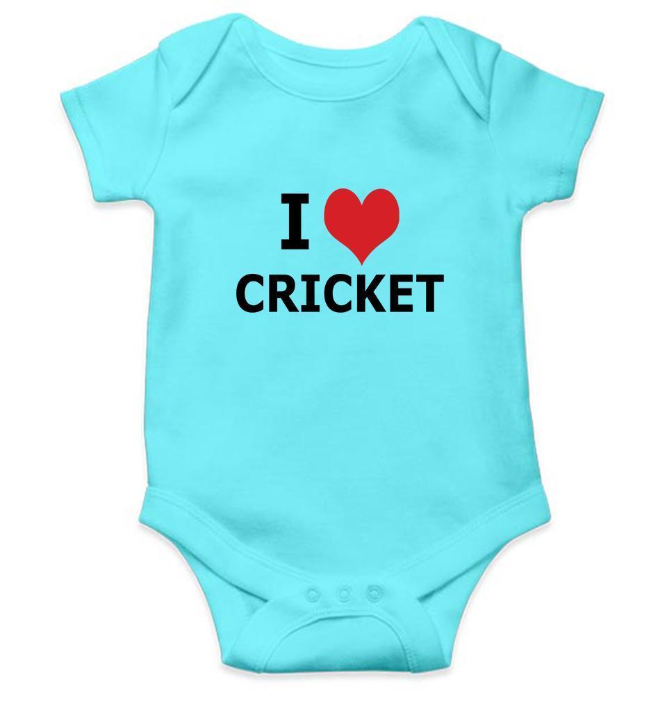 I Love Cricket Rompers for Baby Boy Rompers for Baby Boy - FunkyTradition FunkyTradition