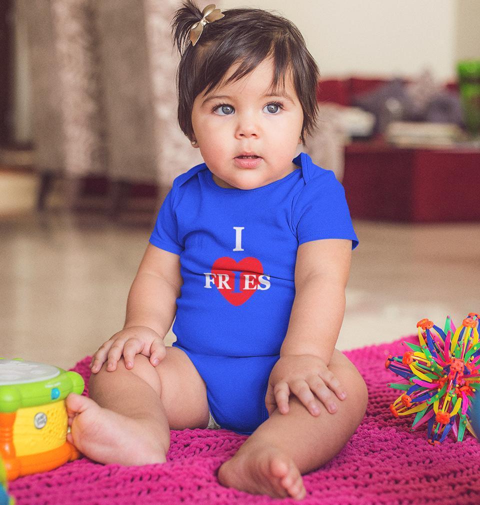 I Love Fries Rompers for Baby Girl- FunkyTradition FunkyTradition